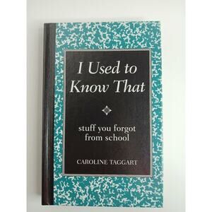 I Used to Know That: Stuff You Forgot From School - Hardcover Taggart, Caroline